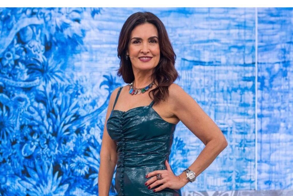 Fátima Bernardes e os trigêmeos Beatriz, Vinícius e Laura