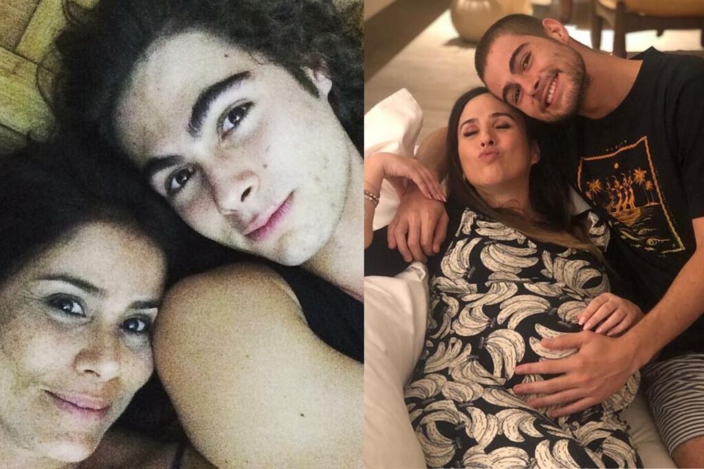 Mãe de Rafa Vitti com a neta