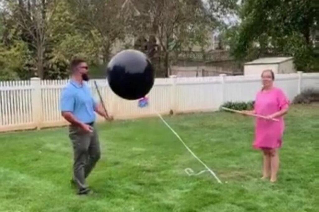 A cena foi gravada pelo irmão de Kevin