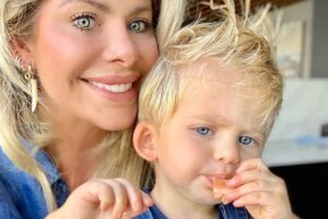 Karina Bacchi é mãe de Enrico, de 2 anos