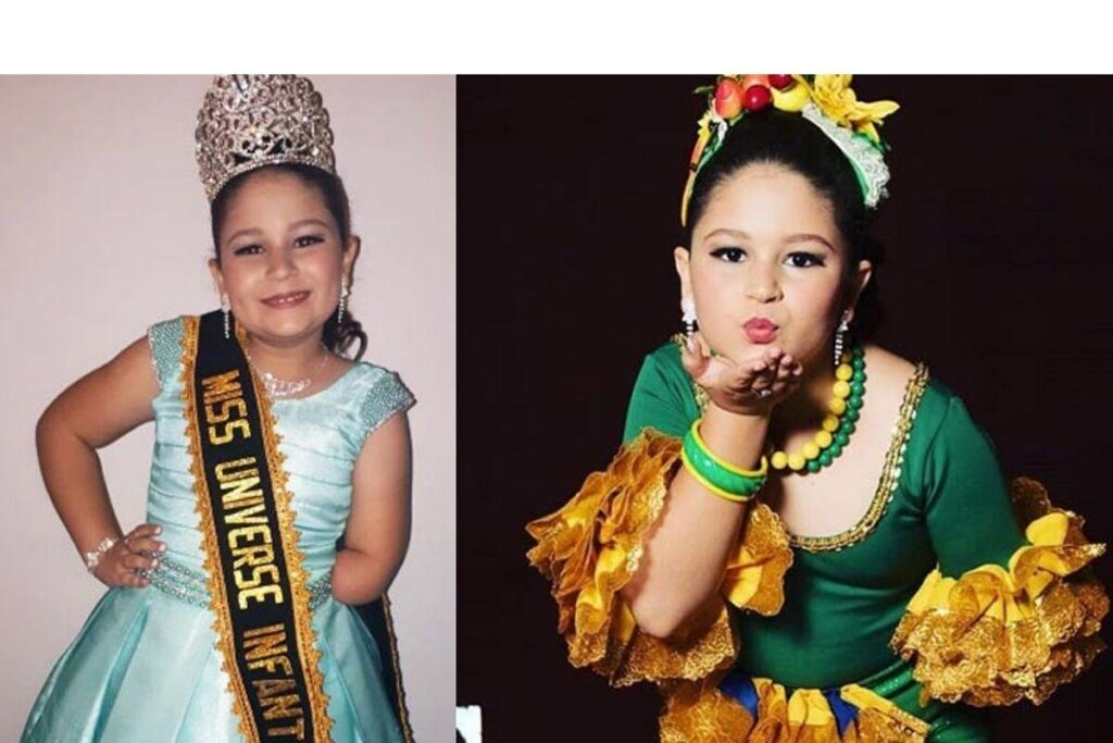 Menina brasileira vence concurso