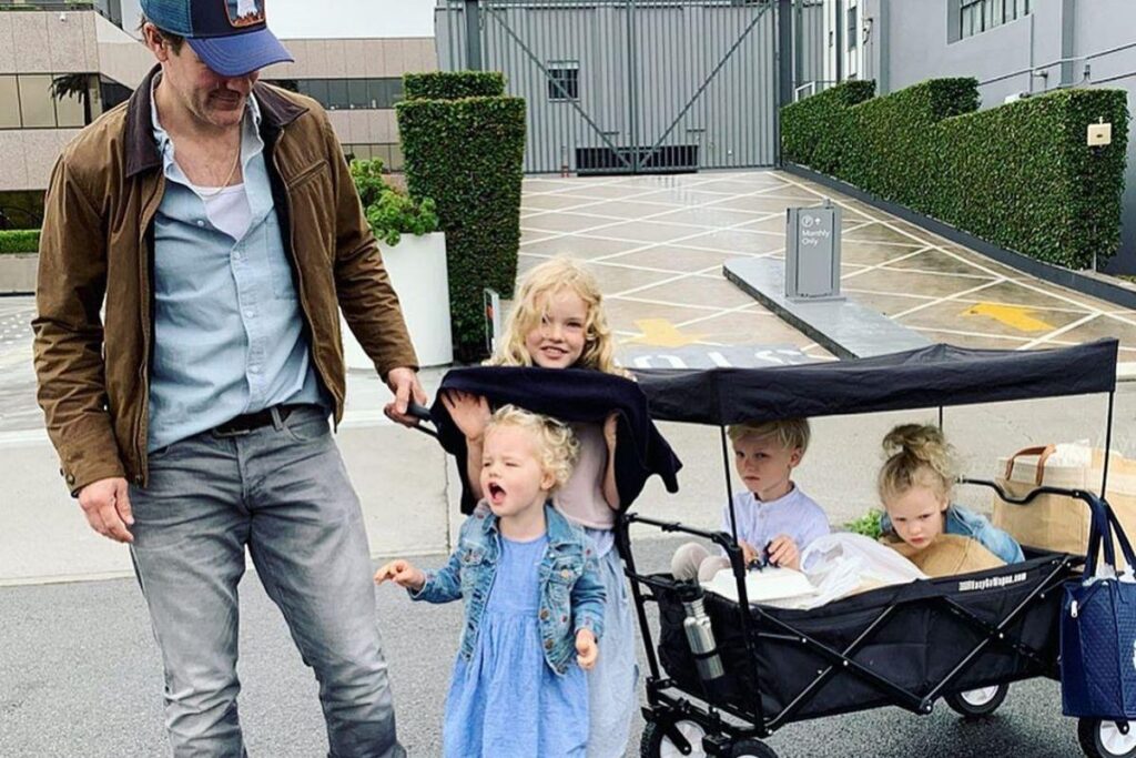 A ator já tem cinco filhos com a esposa