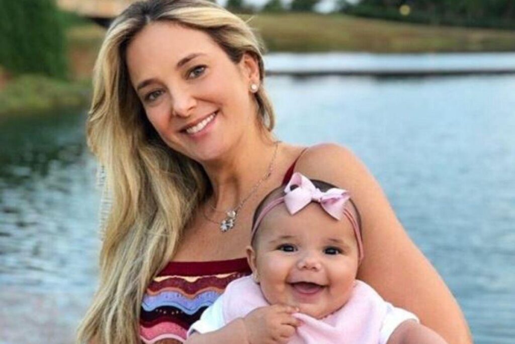 Ticiane Pinheiro e a família