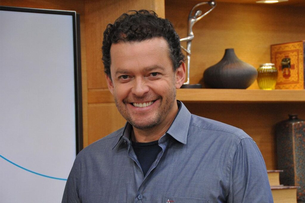 Fernando com os filhos