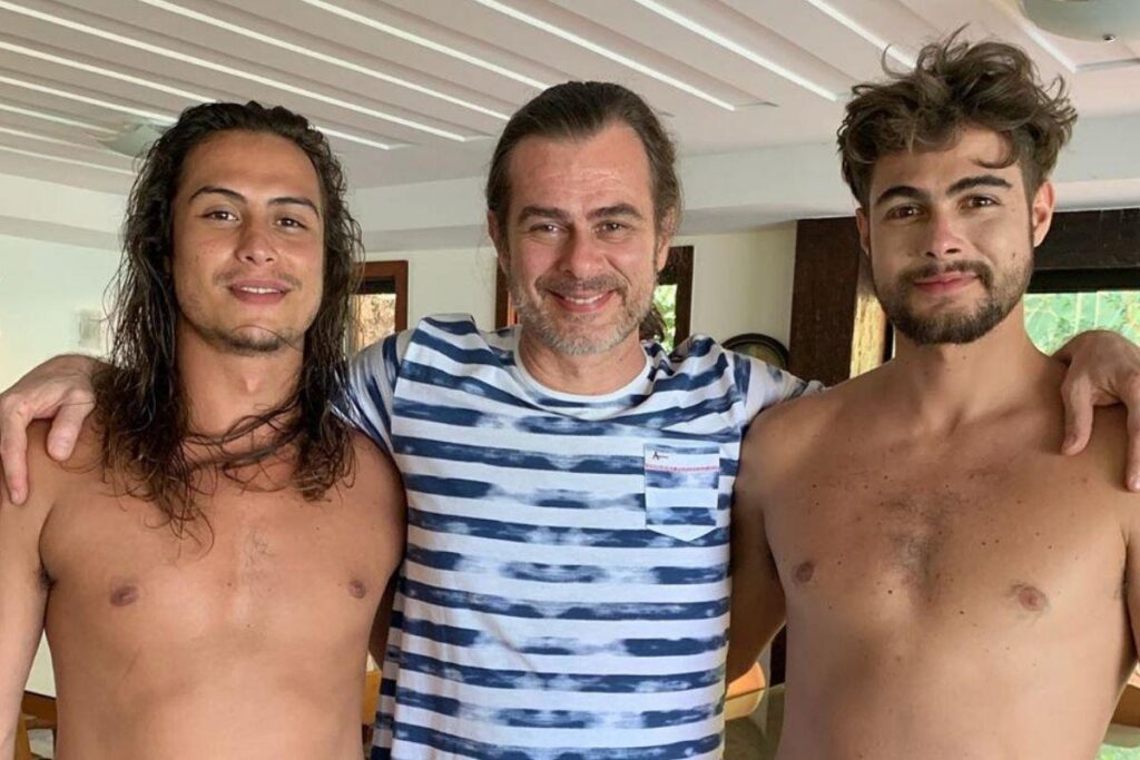 Rafa Viti e o pai, João Vitti