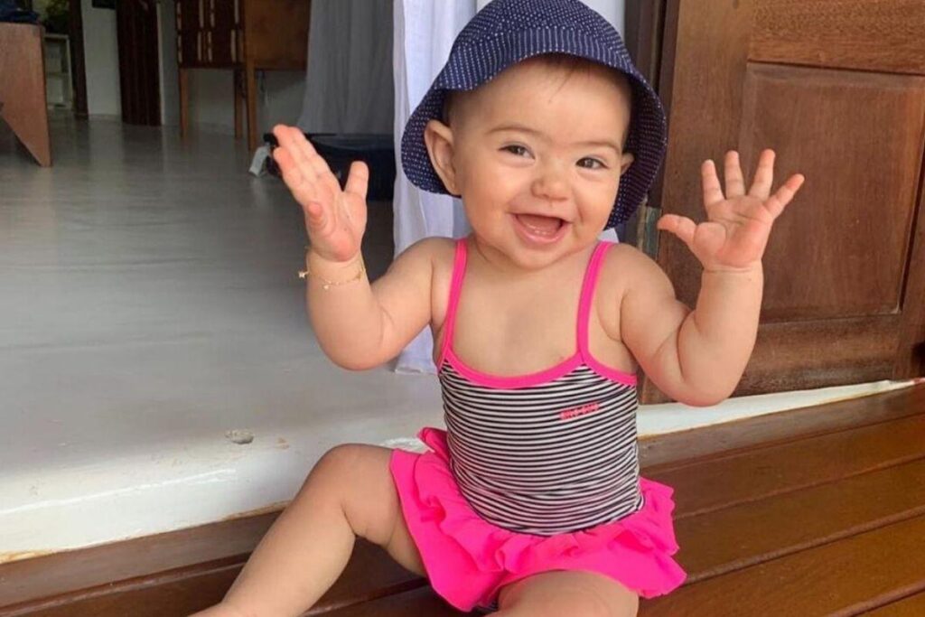 Zoe nasceu no dia 29 de novembro de 2018 e já tem um book enorme de fotos nas redes sociais da família