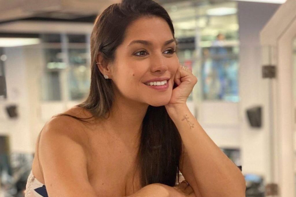 A família está aproveitando as férias