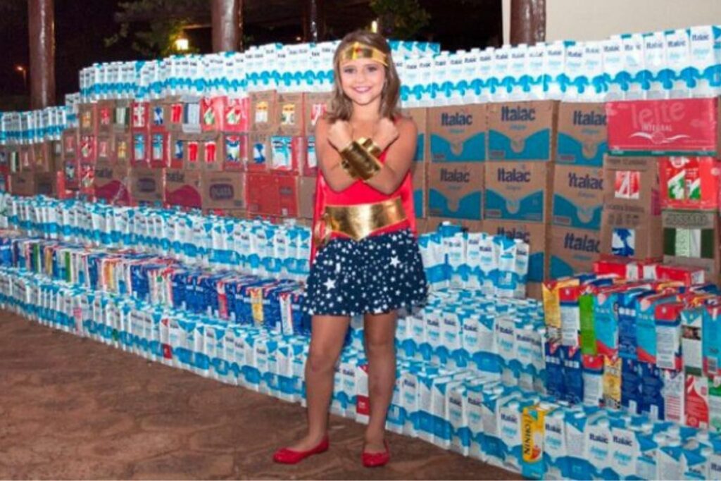 Aos 4 anos de idade, em 2012, a menina foi diagnosticada com um tipo raro e agressivo de câncer.