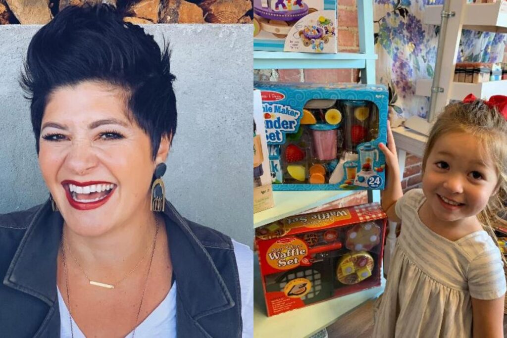 Kristina Watts compartilhou um truque infalível para lidar com as birras da filha