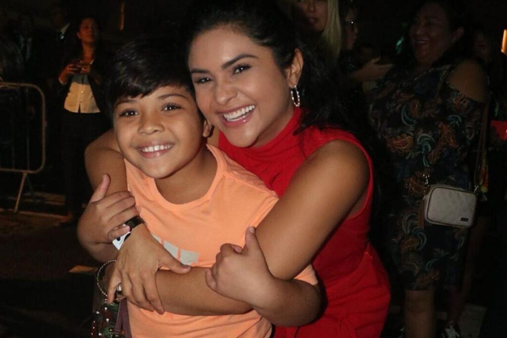 Mileide é mãe de Yhudy