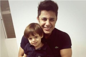Bernardo, filho caçula do cantor Cristiano Araújo