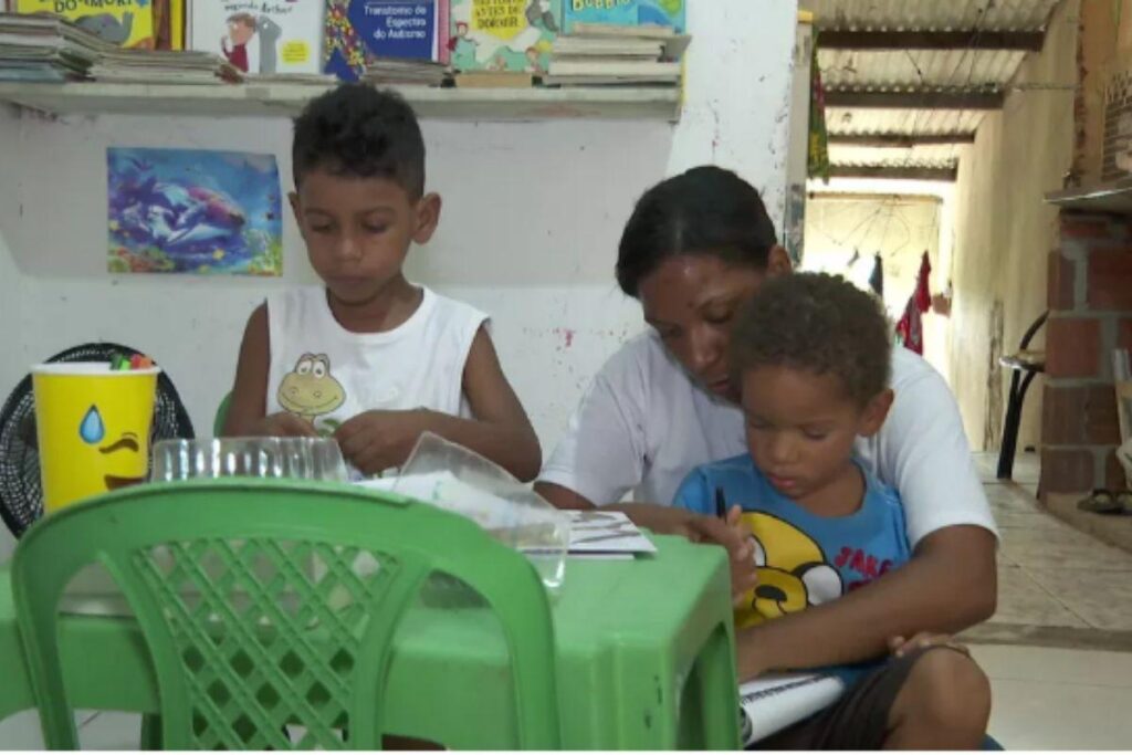 A família vive com 212 reais apenas