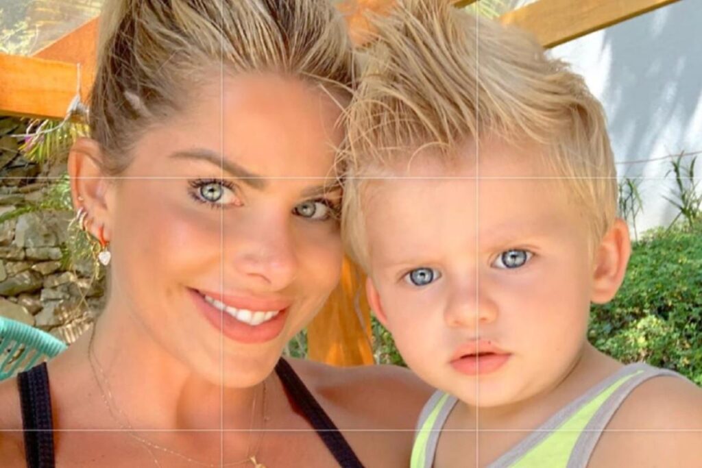 Karina conheceu Amaury 20 dias depois do nascimento do filho.