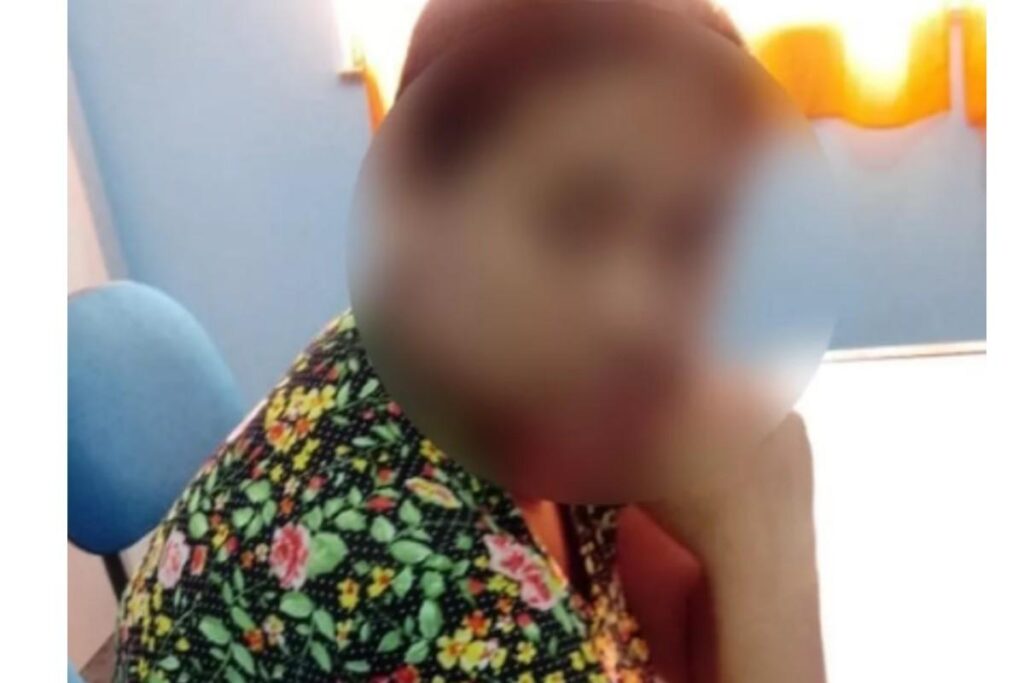 A mulher tentou negar o crime quando foi detida pela polícia