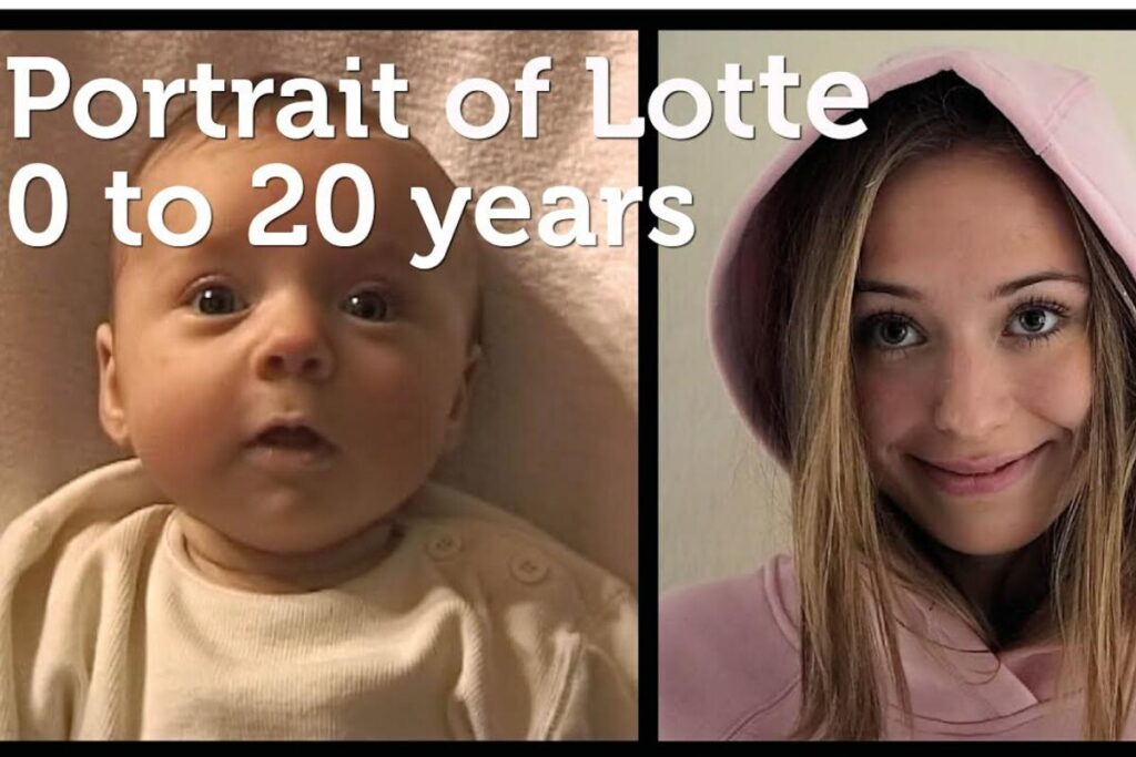 “o amadurecimento, o processo de envelhecer e crescer – acelerado em 5 minutos”, diz o pai.