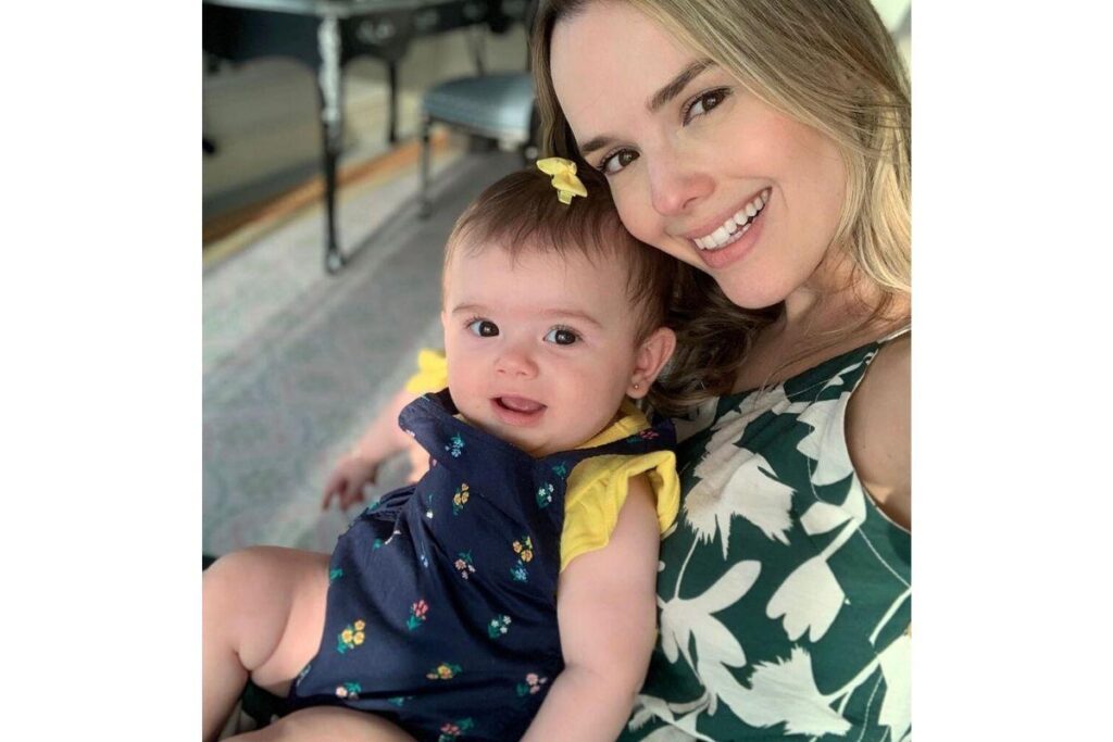 Thaeme já é mãe de Liz