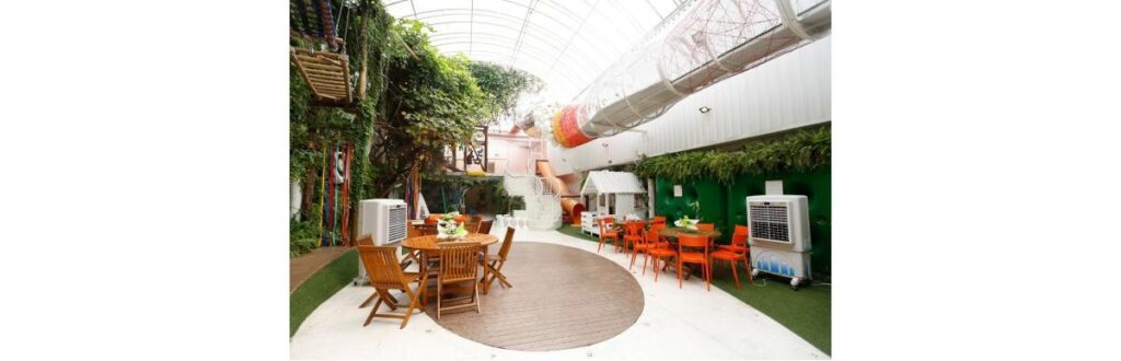 O espaço fica localizado na Vila Olímpia, em São Paulo