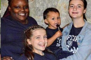 Treka Engleman é mãe de 3 crianças