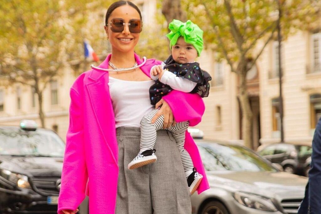 Zoe é a primeira filha do casal