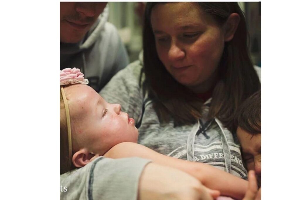 Esta é Adalynn, de 2 anos