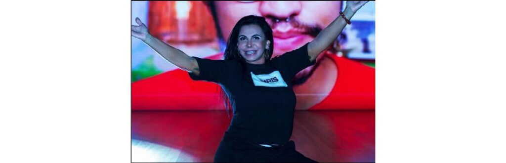 Maria Gretchen está uma alegria só por ter conhecido a neta pessoalmente