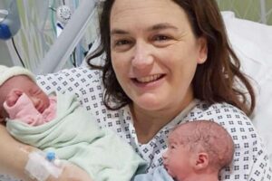 Rebecca Allen é mãe de Luna e Seren