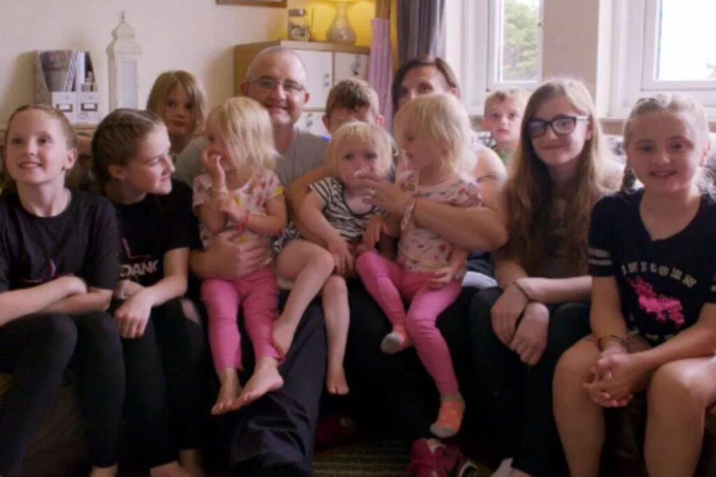 Na foto, a família de Ben e Zoe Sullivan