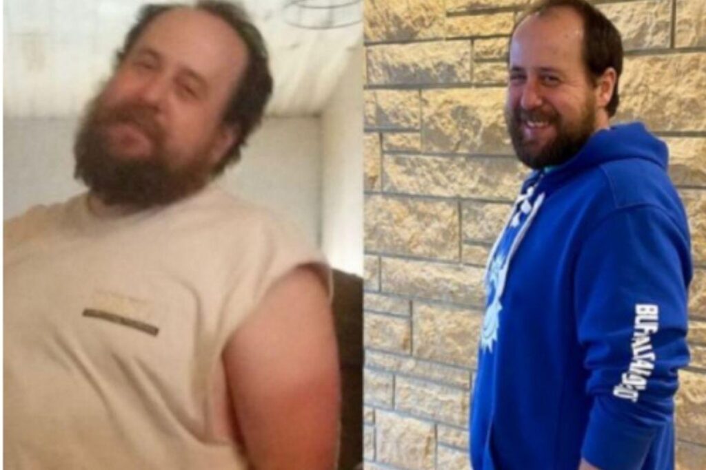 Ele perdeu cerca de 15kg