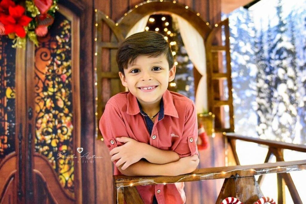 Bernardo está com 7 anos