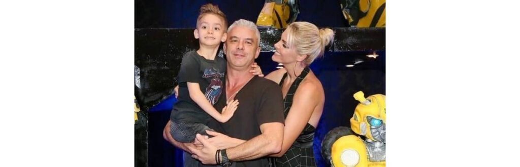 Alexandre, de 5 anos, é fruto do relacionamento do casal