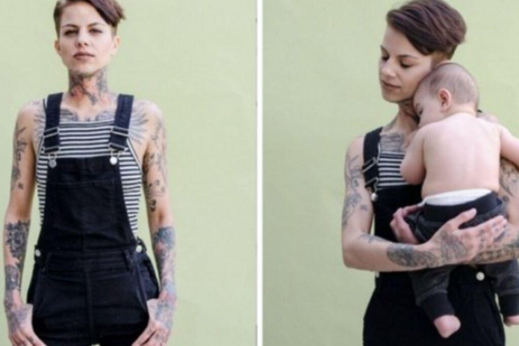 As tatuagens incomodaram outras mães