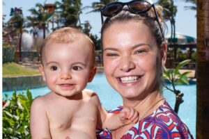 Milena Toscano é mãe de João Pedro