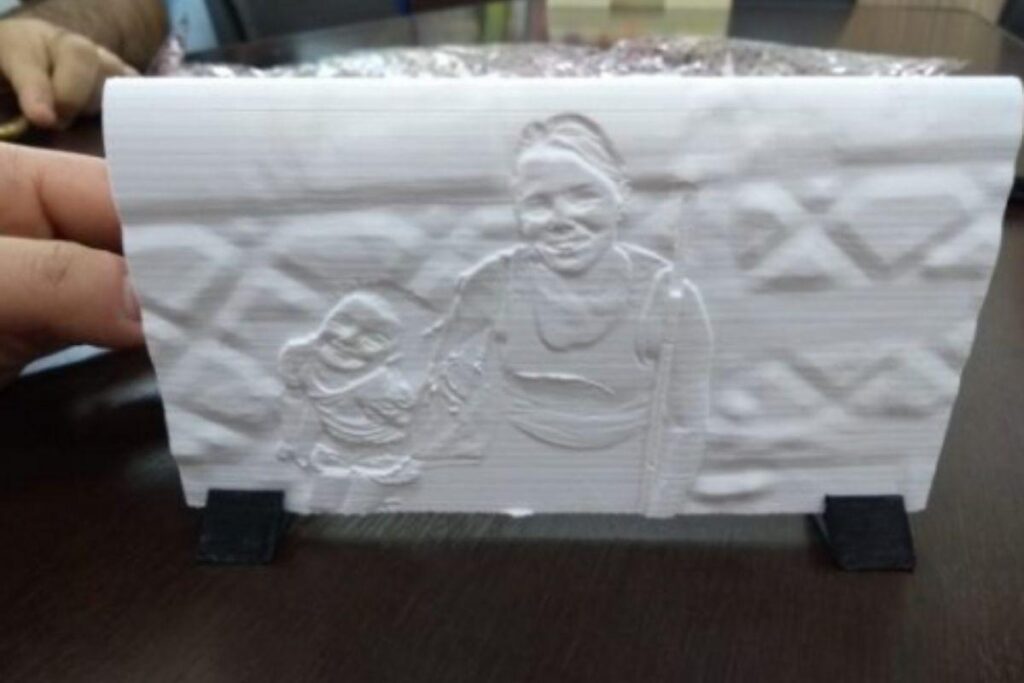 A foto emocionou muito Carla