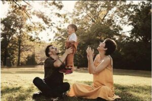 Junior Lima e Monica Benini são pais de Otto