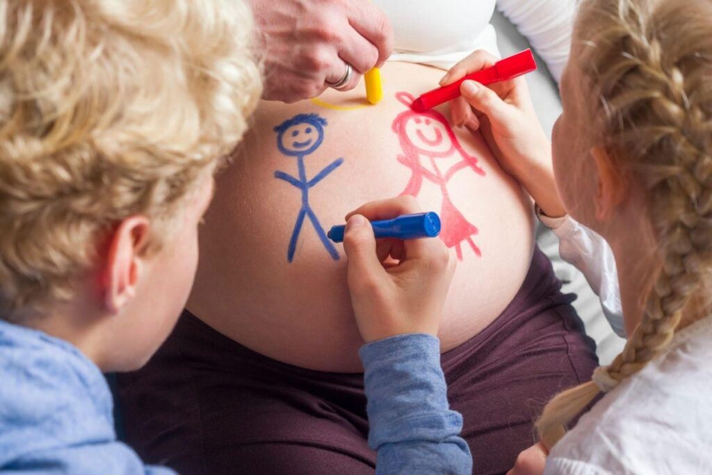 A mãe relatou sobre a ansiedade de saber o sexo da criança