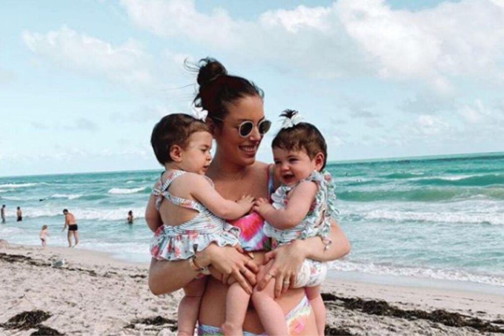 Filhas de Fabiana Justus com 11 meses