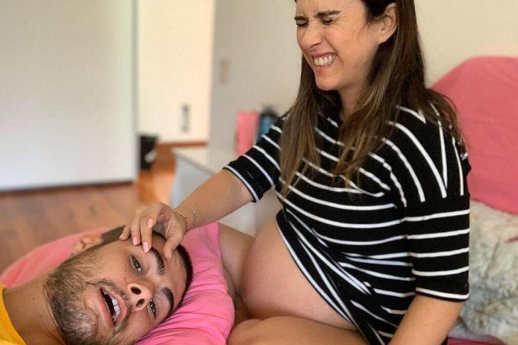 Tatá e o marido Rafa Vitti