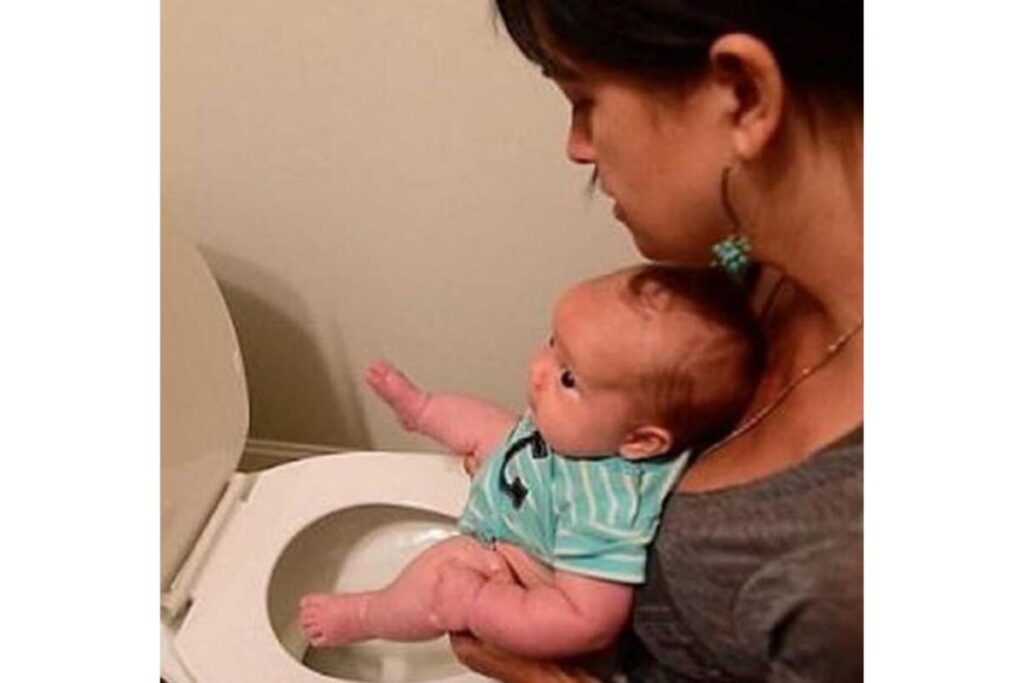 Andrea Olson contou que os filhos não usam fraldas