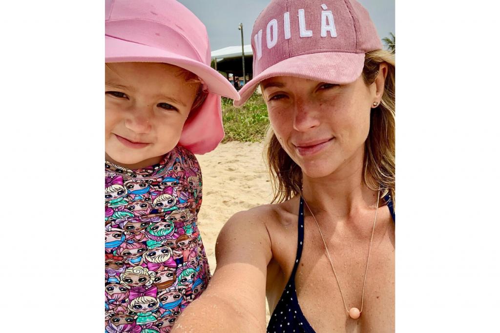 Juliana Didone e a filha