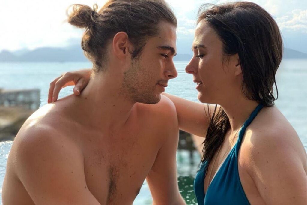 Pai e filha não se desgrudam