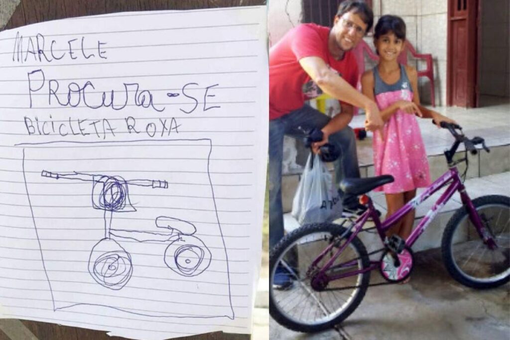 Cartaz produzido pelas meninas