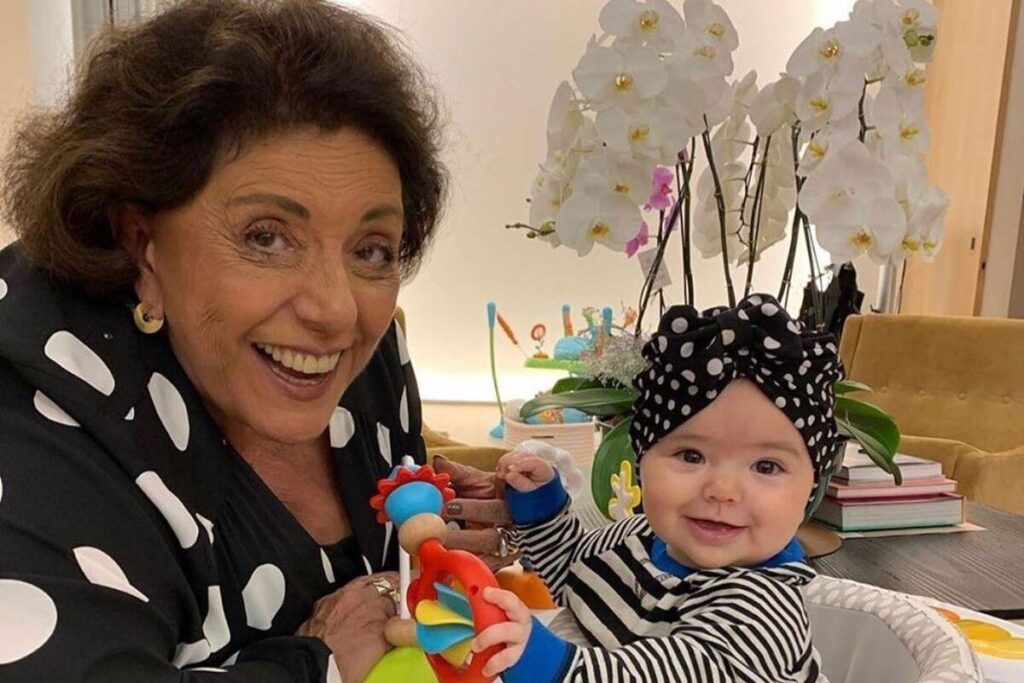 Leda é uma avó super participativa