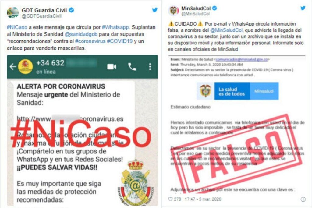 Homem de máscara usando o celular