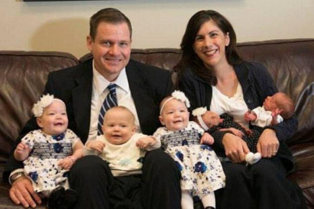 Sarah, Andy e seus filhos