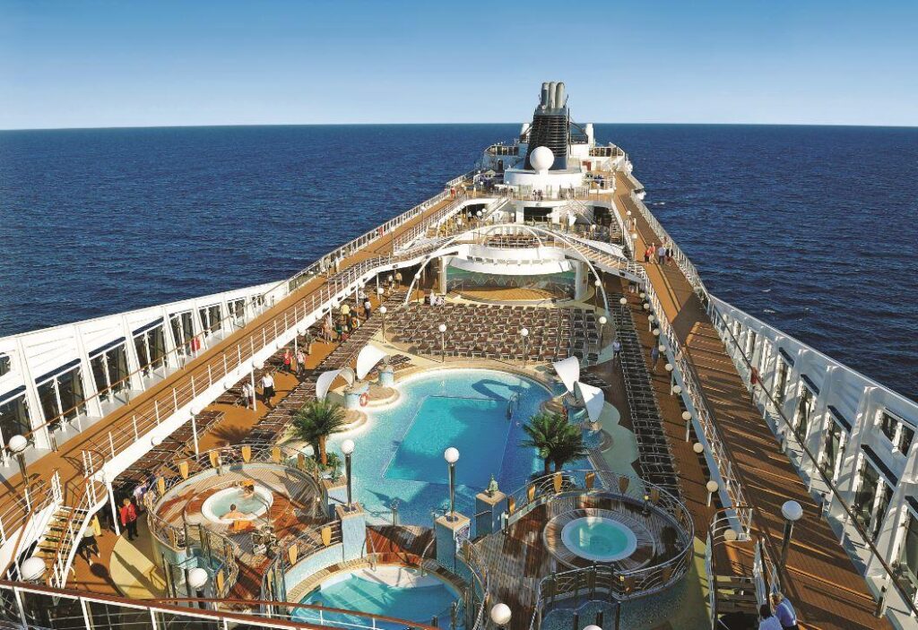 Essa é a cara de felicidade de quem amou viajar nesse navio