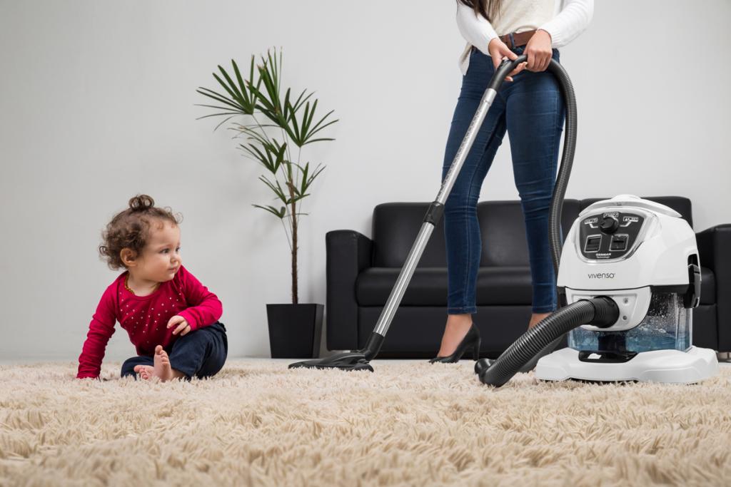 O Vivenso usa apenas água como filtro para manter a sua casa livre de impurezas e o ar mais limpo possível