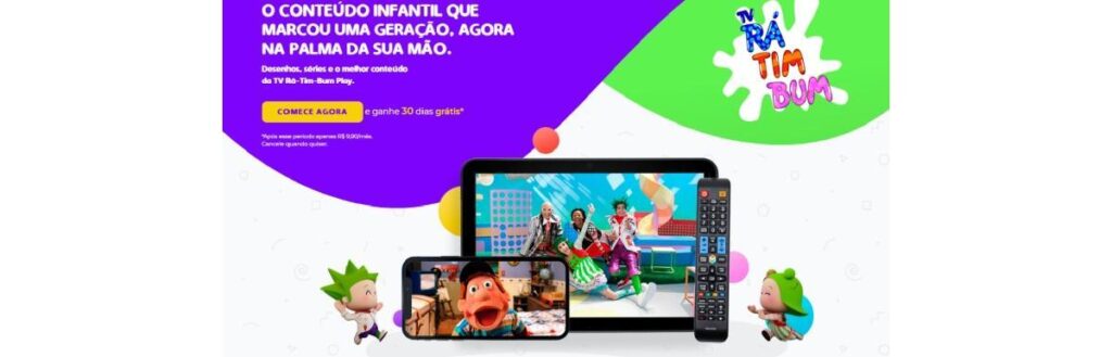 Tv Rá Tim Bum lança aplicativo para crianças