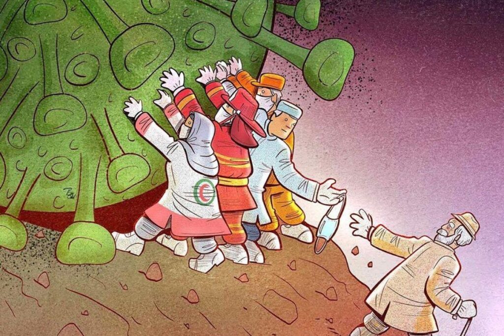 Artista cria ilustrações para retratar realidade do médicos