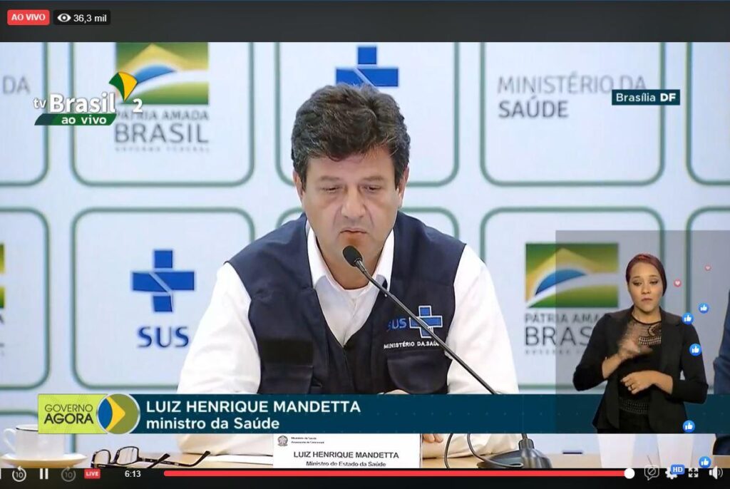 Atualizações dos números do coronavírus na Itália