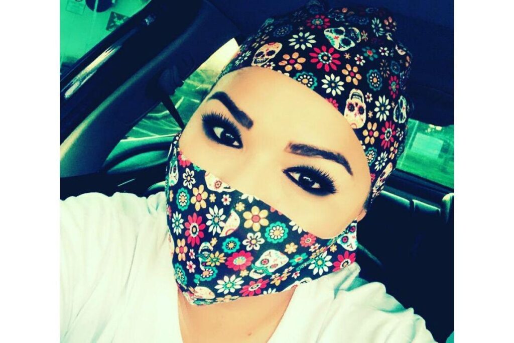 Glaucia e a filha Gabriela